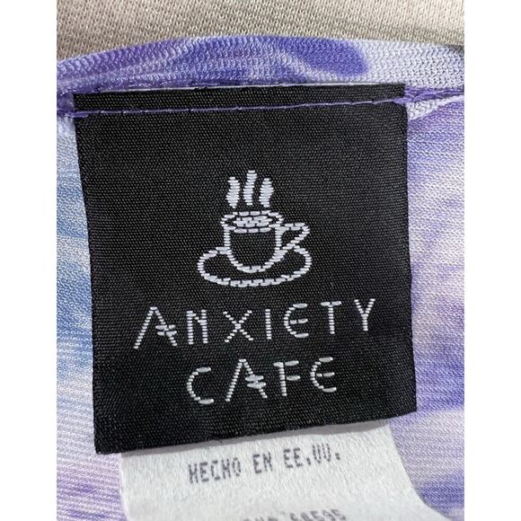 Vtg 90s Y2k Sheer Mesh Floral Top M Hippie Goth Boho Fairy Grunge Rave Phoebe - Picture 8 of 11